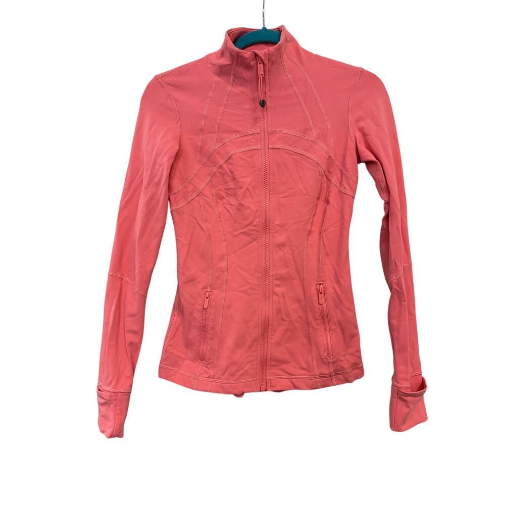 Lululemon Coral Define Zipup Jacket Sz 4